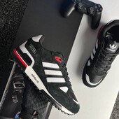 Дуже якісні чоловічі кросівки Adidas ZX 750. Чорні, сірі, сині.