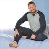 Livergy®Германия 2xl, 3xl,4xl пижама костюм для дома и сна, комплект реглан и штаны,оригинал